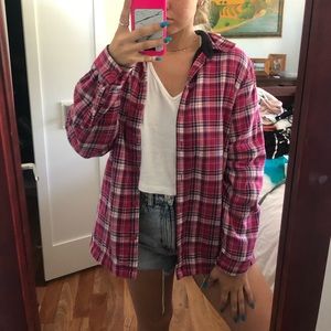 LL Bean Fuzz Lined Flannel